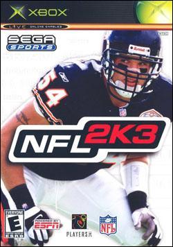 NFL 2K3 Box art