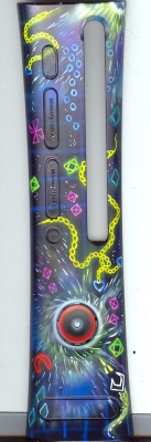 Geometry Wars Airbrush Custom Painted