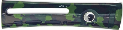 One of five plates made by Nyko, including Classic (red), Onyx (black), Shadow (clear black), Jungle (green camo) and desert (tan camo)